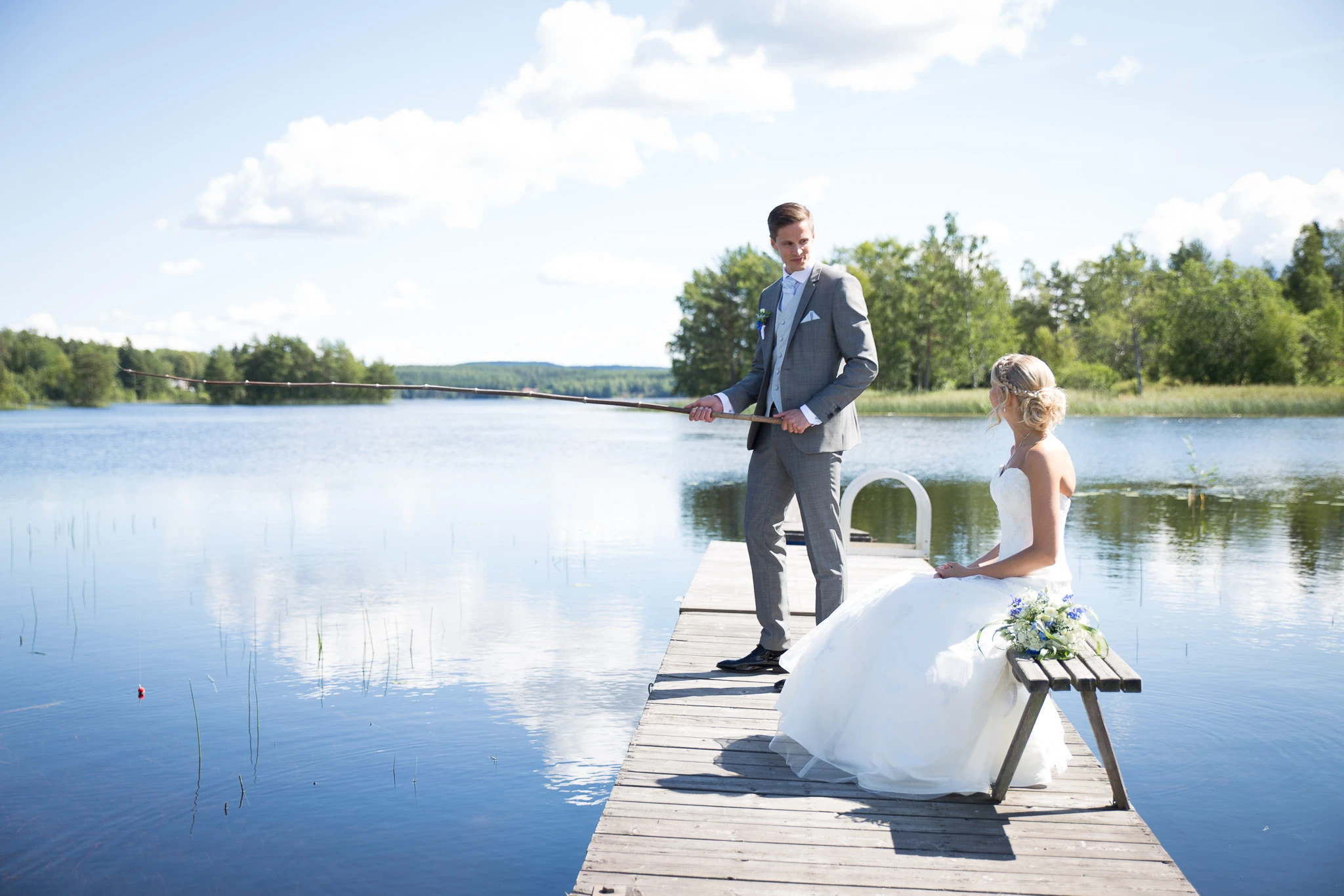 Bröllopsfotograf Falun Dalarna Fru Thorsell Fotografi